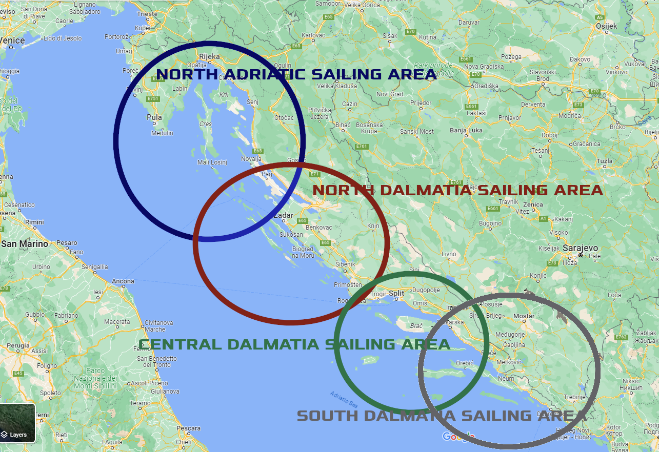 routes on AdriaticGOOGLE